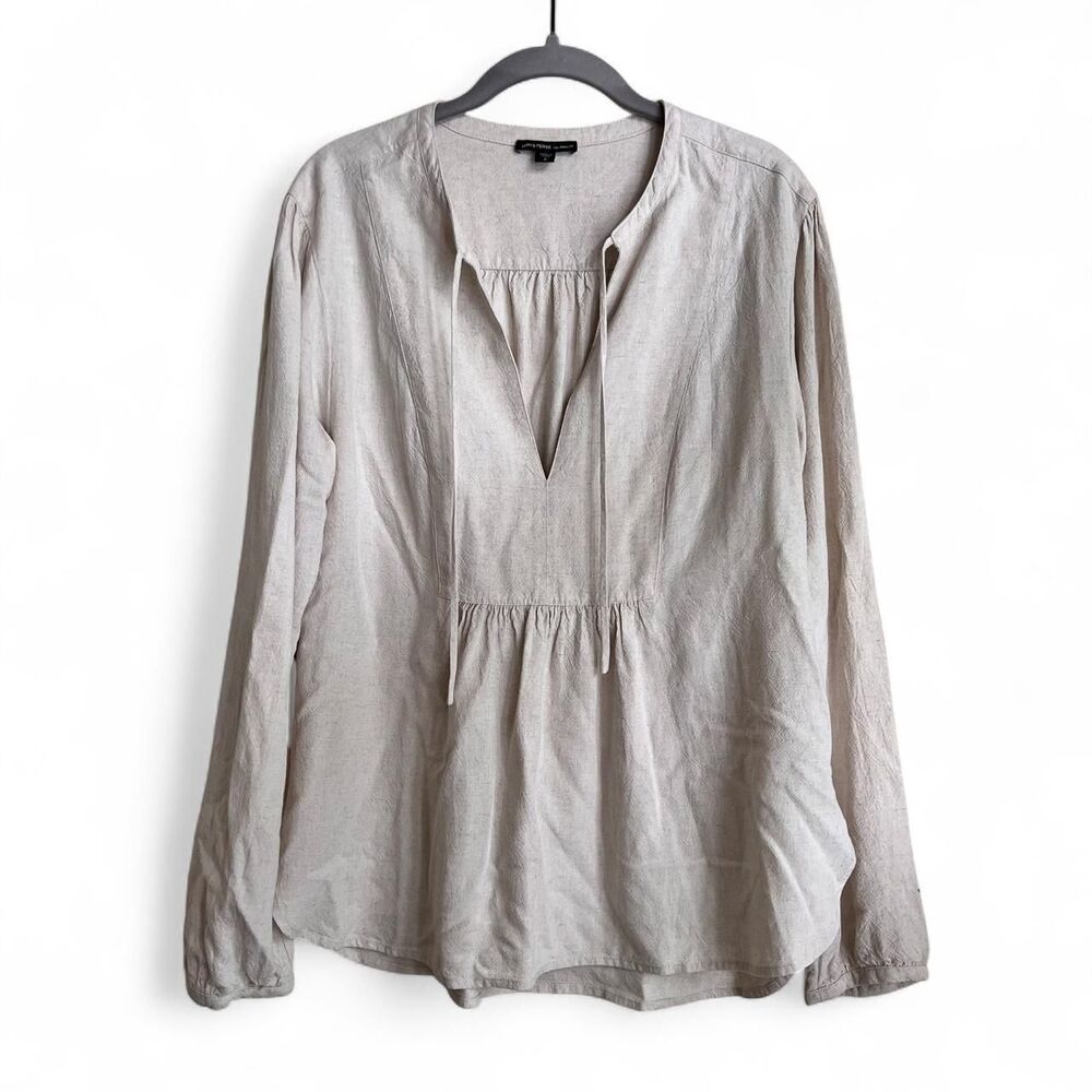 James Perse Women's Cream Blouse